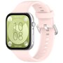 Siliconen bandje met gesp - Lichtroze - Huawei Watch Fit 3 / Fit 4 Siliconen bandje met gesp - Lichtroze - Huawei Watch Fit 3 / Fit 4