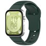 Siliconen Outdoor band - Donkergroen - Huawei Watch Fit 3 / Fit 4 Siliconen Outdoor band - Donkergroen - Huawei Watch Fit 3 / Fit 4
