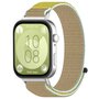 Sport loop nylon bandje - Geel - Huawei Watch Fit 3 / Fit 4 Sport loop nylon bandje - Geel - Huawei Watch Fit 3 / Fit 4