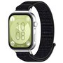 Sport loop nylon bandje - Zwart gemêleerd - Huawei Watch Fit 3 / Fit 4 Sport loop nylon bandje - Zwart gemêleerd - Huawei Watch Fit 3 / Fit 4