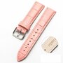 Garmin Forerunner 970 / 570 (47mm) / 255 - Crocodile leren bandje - Roze Garmin Forerunner 970 / 570 (47mm) / 255 - Crocodile leren bandje - Roze
