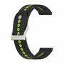 Garmin Forerunner 570 (42mm) / 55 / 245 / 645 - Dot Pattern bandje - Zwart met geel