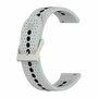Garmin Forerunner 570 (42mm) / 55 / 245 / 645 - Dot Pattern bandje - Grijs Garmin Forerunner 570 (42mm) / 55 / 245 / 645 - Dot Pattern bandje - Grijs