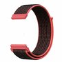 Garmin Forerunner 570 (42mm) / 55 / 245 / 645 - Sport Loop nylon bandje - Rood/oranje