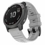 Siliconen bandje - Grijs - Garmin Quatix 8 - 51mm Siliconen bandje - Grijs - Garmin Quatix 8 - 51mm
