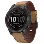Leren bandje - Lichtbruin - Garmin Epix Gen 2 (47mm) / MARQ / Quatix 7/6/5 Leren bandje - Lichtbruin - Garmin Epix Gen 2 (47mm) / MARQ / Quatix 7/6/5