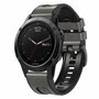 leer + siliconen bandje - Grijs - Garmin Epix Pro Gen 2 (51mm) / Quatix 7X / 6X & Tactix 7 (pro) leer + siliconen bandje - Grijs - Garmin Epix Pro Gen 2 (51mm) / Quatix 7X / 6X & Tactix 7 (pro)