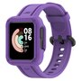 Siliconen sportband met case - Paars - Xiaomi Redmi Watch 2 (Lite) Siliconen sportband met case - Paars - Xiaomi Redmi Watch 2 (Lite)