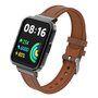 Leren band met case - Bruin - Xiaomi Redmi Watch 2 (Lite) Leren band met case - Bruin - Xiaomi Redmi Watch 2 (Lite)