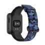 Siliconen band met print - Camouflage blauw - Xiaomi Mi Watch Lite / Redmi Watch Siliconen band met print - Camouflage blauw - Xiaomi Mi Watch Lite / Redmi Watch
