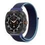 Nylon loop bandje - Donkerblauw - Samsung Galaxy Watch Ultra 47mm Nylon loop bandje - Donkerblauw - Samsung Galaxy Watch Ultra 47mm