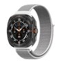 Nylon loop bandje - Lichtgrijs - Samsung Galaxy Watch Ultra 47mm Nylon loop bandje - Lichtgrijs - Samsung Galaxy Watch Ultra 47mm