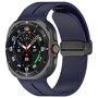 D-buckle sportband - Donkerblauw - Samsung Galaxy Watch Ultra 47mm D-buckle sportband - Donkerblauw - Samsung Galaxy Watch Ultra 47mm