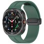 D-buckle sportband - Donkergroen - Samsung Galaxy Watch Ultra 47mm D-buckle sportband - Donkergroen - Samsung Galaxy Watch Ultra 47mm