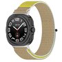 Nylon Sport loop bandje - Khaki / geel - Samsung Galaxy Watch Ultra 47mm Nylon Sport loop bandje - Khaki / geel - Samsung Galaxy Watch Ultra 47mm
