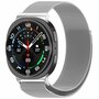 Milanese band - Zilver - Samsung Galaxy Watch 8 Classic - 46mm Milanese band - Zilver - Samsung Galaxy Watch 8 Classic - 46mm