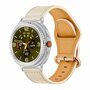 Classic leren band - Ivoor - Samsung Galaxy Watch 8 Classic - 46mm