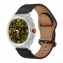 Classic leren band - Zwart - Samsung Galaxy Watch 8 Classic - 46mm