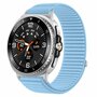 Nylon ribbelbandje - Blauw - Samsung Galaxy Watch 8 Classic - 46mm Nylon ribbelbandje - Blauw - Samsung Galaxy Watch 8 Classic - 46mm