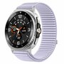 Nylon ribbelbandje - Lichtpaars - Samsung Galaxy Watch 8 Classic - 46mm Nylon ribbelbandje - Lichtpaars - Samsung Galaxy Watch 8 Classic - 46mm