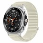 Nylon ribbelbandje - Starlight - Samsung Galaxy Watch 8 Classic - 46mm Nylon ribbelbandje - Starlight - Samsung Galaxy Watch 8 Classic - 46mm