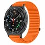 Nylon ribbelbandje - Oranje - Samsung Galaxy Watch 8 Classic - 46mm Nylon ribbelbandje - Oranje - Samsung Galaxy Watch 8 Classic - 46mm