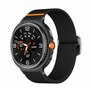Nylon Loop bandje - Zwart - Samsung Galaxy Watch 8 Classic - 46mm Nylon Loop bandje - Zwart - Samsung Galaxy Watch 8 Classic - 46mm