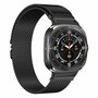 Milanese band met parachute sluiting - Zwart - Samsung Galaxy Watch 8 Classic - 46mm Milanese band met parachute sluiting - Zwart - Samsung Galaxy Watch 8 Classic - 46mm
