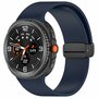 D-buckle sportband - Donkerblauw - Samsung Galaxy Watch 8 Classic - 46mm D-buckle sportband - Donkerblauw - Samsung Galaxy Watch 8 Classic - 46mm