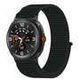 Sportloop nylon bandje - Zwart - Samsung Galaxy Watch 8 - 40mm / 44mm Sportloop nylon bandje - Zwart - Samsung Galaxy Watch 8 - 40mm / 44mm