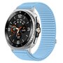 Nylon ribbelbandje - Blauw - Samsung Galaxy Watch 8 - 40mm / 44mm Nylon ribbelbandje - Blauw - Samsung Galaxy Watch 8 - 40mm / 44mm