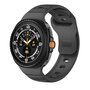 Wave met motief siliconen band - Zwart - Samsung Galaxy Watch 8 - 40mm / 44mm