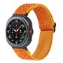 Elastische solo loop nylon bandje - Oranje - Samsung Galaxy Watch 8 - 40mm / 44mm Elastische solo loop nylon bandje - Oranje - Samsung Galaxy Watch 8 - 40mm / 44mm
