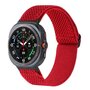 Elastische solo loop nylon bandje - Rood - Samsung Galaxy Watch 8 - 40mm / 44mm Elastische solo loop nylon bandje - Rood - Samsung Galaxy Watch 8 - 40mm / 44mm