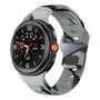 Wave siliconen band - Camouflage grijs - Samsung Galaxy Watch 8 - 40mm / 44mm Wave siliconen band - Camouflage grijs - Samsung Galaxy Watch 8 - 40mm / 44mm