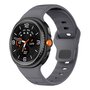 Wave siliconen band - Grijs - Samsung Galaxy Watch 8 - 40mm / 44mm Wave siliconen band - Grijs - Samsung Galaxy Watch 8 - 40mm / 44mm