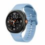Soft siliconen band - Maat: M/L - Lichtblauw - Samsung Galaxy Watch 8 - 40mm / 44mm