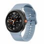 Soft siliconen band - Maat: M/L - Grijsblauw - Samsung Galaxy Watch 8 - 40mm / 44mm