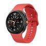 Soft siliconen band - Maat: M/L - Rood - Samsung Galaxy Watch 8 - 40mm / 44mm