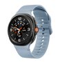 Soft siliconen band - Maat: S/M - Grijsblauw - Samsung Galaxy Watch 8 - 40mm / 44mm