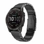 Stainless steel schakelband - Zwart - Garmin Fenix 8 / 8 Pro - 51mm