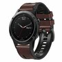 leer + siliconen bandje - Donkerbruin - Garmin Fenix 8 / 8 Pro - 47mm