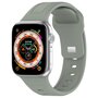 Square siliconen band - Grijsgroen licht - Geschikt voor Apple Watch 44mm / 45mm / 46mm / 49mm Square siliconen band - Grijsgroen licht - Geschikt voor Apple Watch 44mm / 45mm / 46mm / 49mm