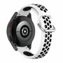 Garmin Venu 4 - 45mm - Siliconen sportbandje met gesp - Wit + zwart