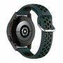 Garmin Venu 4 - 45mm - Siliconen sportbandje met gesp - Donkergroen + zwart