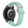 Garmin Venu 4 - 45mm - Siliconen sportbandje met gesp - Grijs + turquoise