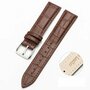Garmin Venu 4 - 45mm - Crocodile leren bandje - Bruin