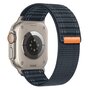 Nylon Wave band - Donkerblauw - Geschikt voor Apple Watch 44mm / 45mm / 46mm / 49mm Nylon Wave band - Donkerblauw - Geschikt voor Apple Watch 44mm / 45mm / 46mm / 49mm