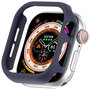Hard case 42mm (open front) - Donkerblauw - Geschikt voor Apple Watch 42mm (series 10) Hard case 42mm (open front) - Donkerblauw - Geschikt voor Apple Watch 42mm (series 10)