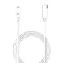 Oplader / Oplaadkabel - Geschikt voor Huawei Watch Fit 4 / 3 / 2 / 1 / Fit New / Fit Mini - Huawei Honor Band - Huawei Band 9 / 8 / 7 / 6 - USB-C aansluiting - 1 meter - Wit